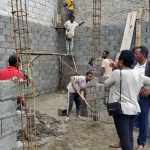 A delegation from the Ethiopian Biodiversity Institute visited the renovation of a home for the disabled in Gelan Guda Sub-district, Sheger City.